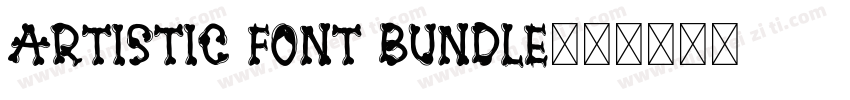 Artistic Font Bundle字体转换